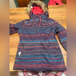 Roxy Black Jacket with Dry Flight Technology